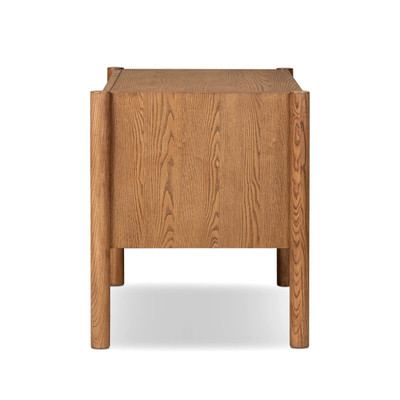 Four Hands Salado Nightstand - 2 Drawer - Heirloom Sienna