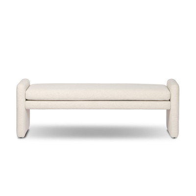 Four Hands Sandro Settee - Champagne Mongolian Fur