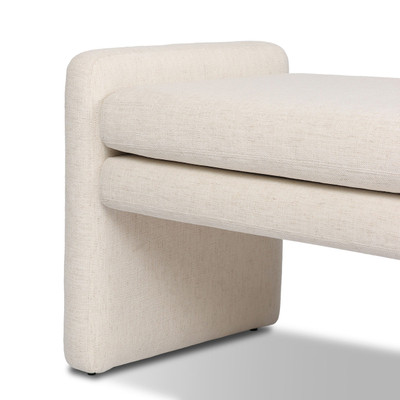 Four Hands Serena Accent Bench - 55" - Crypton Nomad Snow
