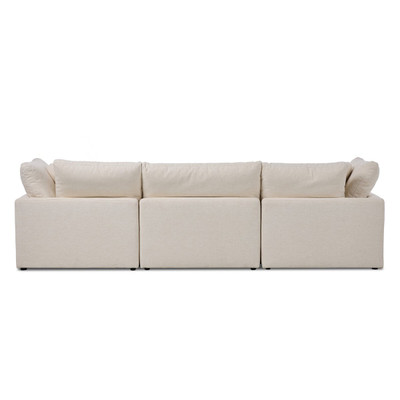 Four Hands Stevie 3PC Sectional - 125" - Crypton Nomad Snow