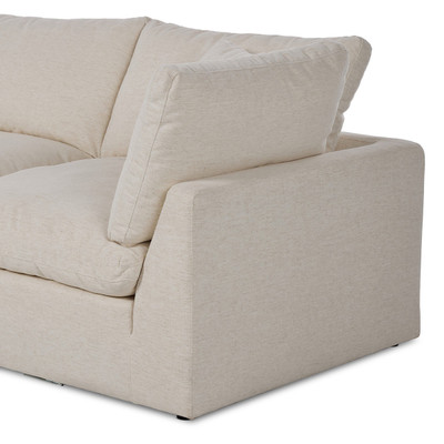 Four Hands Stevie 3PC Sectional - 125" - Crypton Nomad Snow