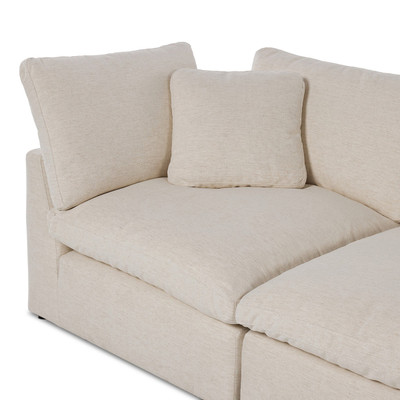 Four Hands Stevie 3PC Sectional - 125" - Crypton Nomad Snow