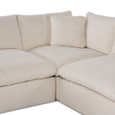 Four Hands Stevie 5PC Sectional - Crypton Nomad Snow