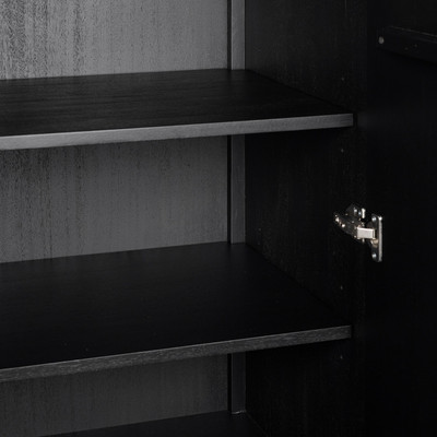 Four Hands Sullivan Chest - Brushed Black Acacia Solid