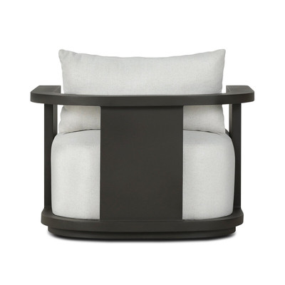 Four Hands Tahana Outdoor Metal Swivel Chair - Alessi Linen