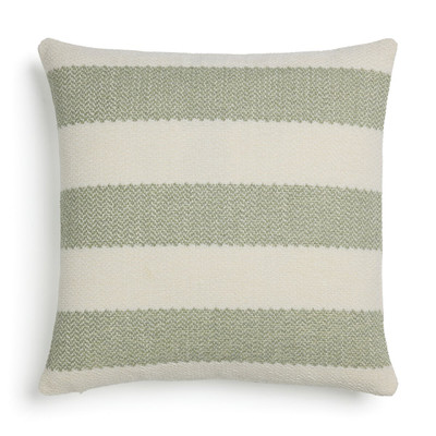 Four Hands Tarbett Stripe Outdoor Pillow - Tarbett Sage - 20"x20"
