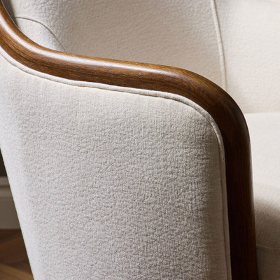 Four Hands Tibby Swivel Chair - Laughlin Bone