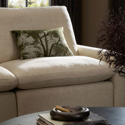 Four Hands Toile Pillow - Toile Moss - 14"x20"
