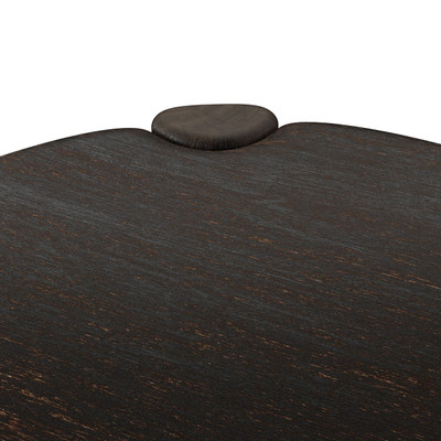 Four Hands Toman Coffee Table - Ebony Rustic Oak