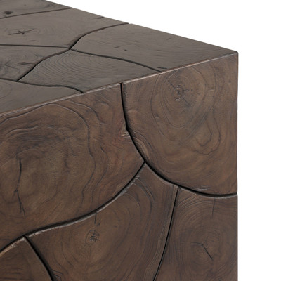 Four Hands Tomlin Outdoor Console Table - Stained Saddle Brown - Teak Root
