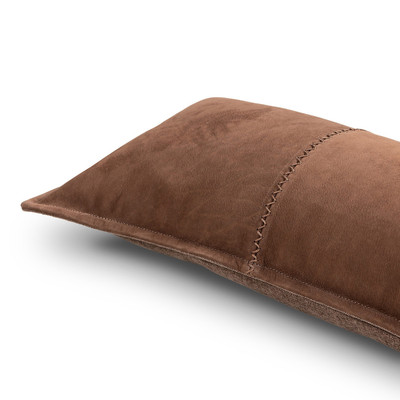 Four Hands Trenton Pillow Cover - Nubuck Tobacco - 12"x48"