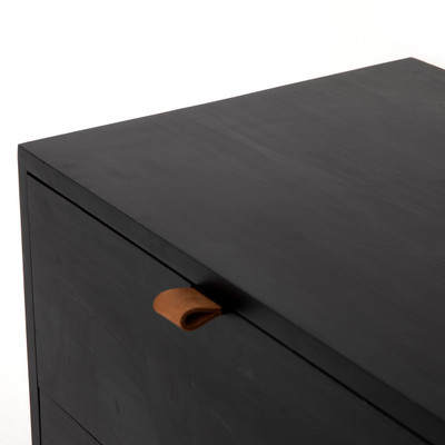 Four Hands Trey 7 Drawer Dresser - Black Wash Poplar NEW