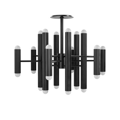Four Hands Vesta Chandelier - Black Gunmetal