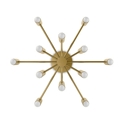 Four Hands Vesta Chandelier - Burnished Brass