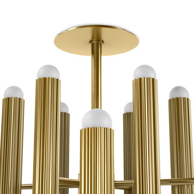 Four Hands Vesta Chandelier - Burnished Brass