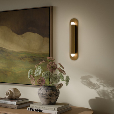 Four Hands Vesta LG Sconce - Burnished Brass