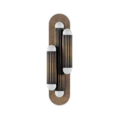 Four Hands Vesta SM Sconce - Heritage Bronze Brass