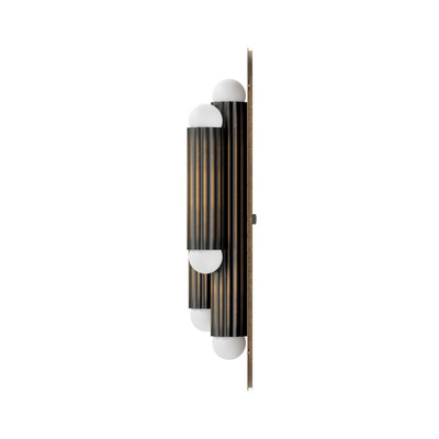 Four Hands Vesta Triple Sconce - Heritage Bronze Brass