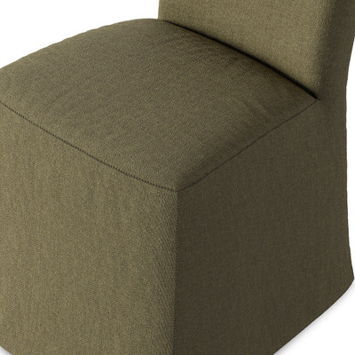 Four Hands Vista Slipcovered Dining Chair - Broadway Olive NEW