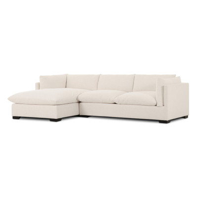 Four Hands Westwood 2PC LAF Sectional - 112'' - Crypton Nomad Snow