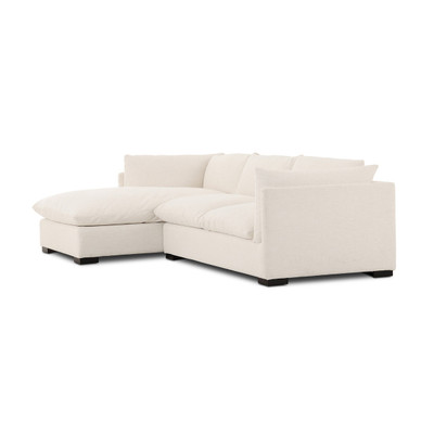 Four Hands Westwood 2PC LAF Sectional - 112'' - Crypton Nomad Snow