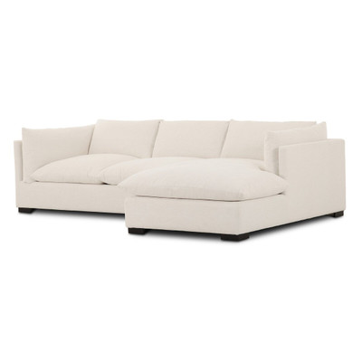 Four Hands Westwood 2PC RAF Sectional - 112'' - Crypton Nomad Snow