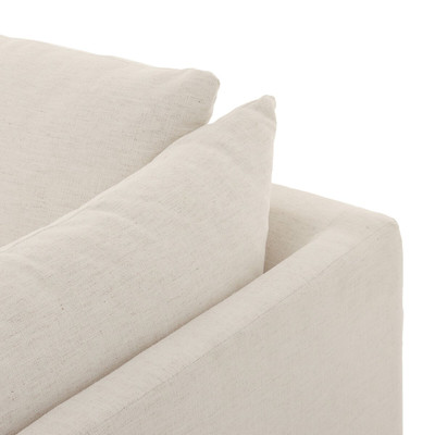 Four Hands Westwood 3PC Sectional w/ Ottoman - Crypton Nomad Snow
