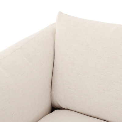 Four Hands Westwood 4 Pc LAF Sectional w/ Ottoman - Crypton Nomad Snow