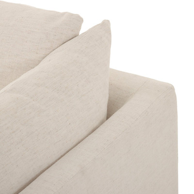 Four Hands Westwood 4 PC RAF Sectional w/ Ottoman - Crypton Nomad Snow