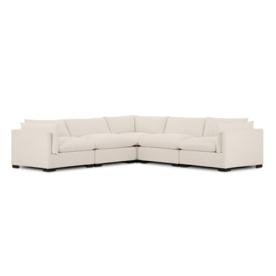 Four Hands Westwood 5 PC Sectional - Crypton Nomad Snow