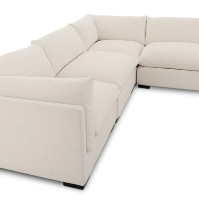 Four Hands Westwood 5 PC Sectional - Crypton Nomad Snow