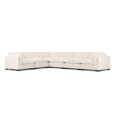 Four Hands Westwood 6 PC Sectional - Crypton Nomad Snow