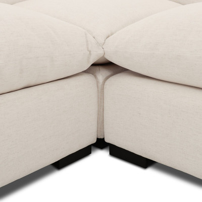 Four Hands Westwood 7 PC Sectional w/ Ottoman - Crypton Nomad Snow