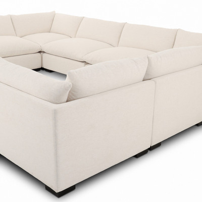 Four Hands Westwood 8 PC Sectional - Crypton Nomad Snow