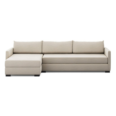 Four Hands Wickham 2PC LAF Sec w/ Storage Chaise - Savoy Parchment