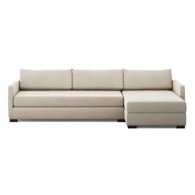 Four Hands Wickham 2PC RAF Sec w/ Storage Chaise - Surrey Cocoa