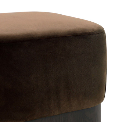 Four Hands Yamal Ottoman - Surrey Mink