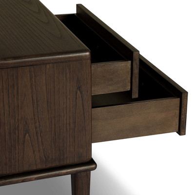 Four Hands Zaria Nightstand - Dark Brown Sungkai