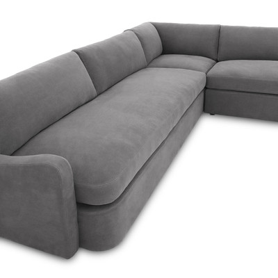Amber Lewis x Four Hands Aurelia 3PC Sectional - 132" - Broadway Denim