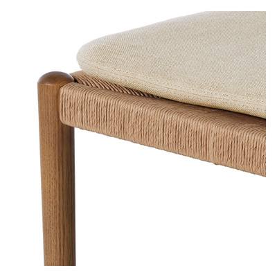 Amber Lewis x Four Hands Dara Counter Stool with Cushion - Broadway Dune - Counter