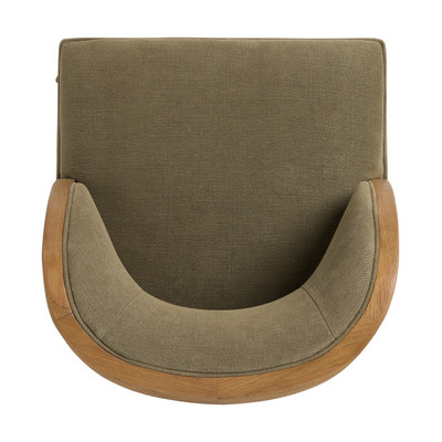 Amber Lewis x Four Hands Dreya Dining Chair - Broadway Olive