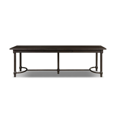 Amber Lewis x Four Hands Edison Dining Table - Smoked Black