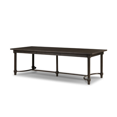 Amber Lewis x Four Hands Edison Dining Table - Smoked Black