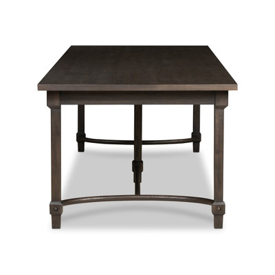 Amber Lewis x Four Hands Edison Dining Table - Smoked Black