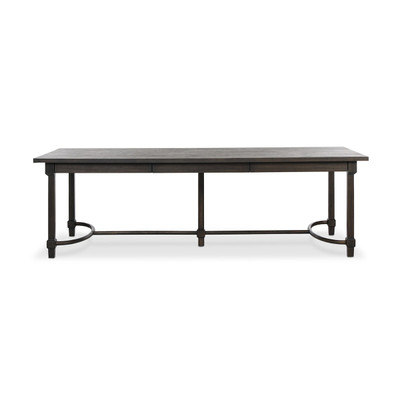 Amber Lewis x Four Hands Edison Dining Table - Smoked Black