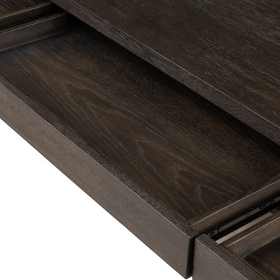 Amber Lewis x Four Hands Edison Dining Table - Smoked Black