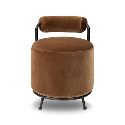 Amber Lewis x Four Hands Gwendolyn Accent Stool - Surrey Ochre