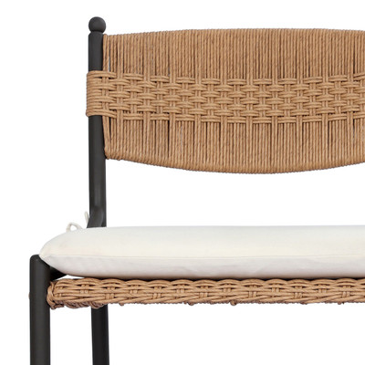 Amber Lewis x Four Hands Mae Outdoor Counter Stool - Fine Textured Natural