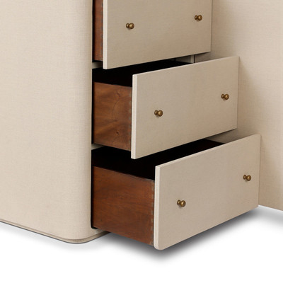 Amber Lewis x Four Hands Paula Sideboard - Beige Painted Linen