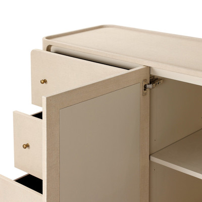 Amber Lewis x Four Hands Paula Sideboard - Beige Painted Linen